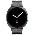 For Samsung Galaxy Watch8 / Watch8 Classic Butterfly Buckle Stainless Steel Watch Band(Black) - 3
