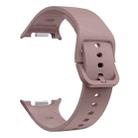 For Samsung Galaxy Watch8 / Watch8 Classic Flat Solid Color Silicone Watch Band(Smoky Purple) - 3