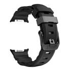 For Samsung Galaxy Watch8 / Watch8 Classic Black Buckle Sports Silicone Watch Band(Black) - 3