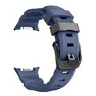For Samsung Galaxy Watch8 / Watch8 Classic Black Buckle Sports Silicone Watch Band(Ocean Blue) - 3