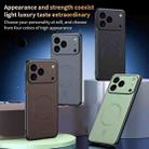 For iPhone 17 Pro Plain Leather MagSafe Shockproof Phone Case(Brown) - 2