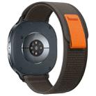 For Samsung Galaxy Watch8 / Watch8 Classic Wild Path Loop Nylon Hook and Loop Fastener Watch Band(Black Gray) - 1