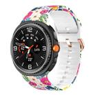 For Samsung Galaxy Watch8 / Watch8 Classic Printed Silicone Watch Band(Blooming Flowers) - 1