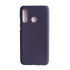 Solid Color Matte TPU Soft Protection Case for Huawei P30 Lite(Black) - 1