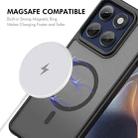 For Motorola Edge 60 Pro ENKAY Hat-Prince MagSafe Matte Translucent Shockproof Phone Case with Soft Hydrogel Film(Blue) - 3