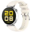 18mm Ice Crystal Texture Press Button Quick Release Silicone Watch Band(Starlight) - 1