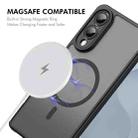 For Samsung Galaxy S25 Edge 5G ENKAY Hat-Prince MagSafe Matte Translucent Shockproof Phone Case with 0.18mm High Aluminum-silicon Glass Film(Black) - 3