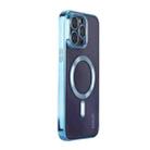 For iPhone 16 Pro Max ENKAY Hat-Prince Magsafe Electroplated TPU Clear Shockproof Phone Case(Blue) - 1