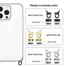For iPhone 14 Pro Max Kalebol Minimalist High Transparency Multi Color Lanyard Hole Phone Case(Silver) - 5