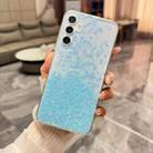 For Samsung Galaxy A35 5G Sequins Glitter Gradient Epoxy TPU Phone Case(Blue) - 1