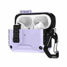 For AirPods Pro 3 Magnetic Snap Cover Earphone Protective Cover(Light Purple) - 1