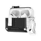For AirPods Pro 3 Magnetic Snap Cover Earphone Protective Cover(White Black) - 1