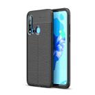 Litchi Texture TPU Shockproof Case for Huawei Nova5i / P20 Lite 2019(Black) - 1