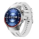For Huawei Watch GT 6 Pro Seamless Connection Solid Color Silicone Watch Band(White) - 1