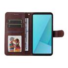 For Sony Xperia 10 VII ENKAY Card Wallet Calf Texture Leather Phone Case with Screen Film(Pink) - 3