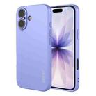 For iPhone 17 ENKAY Liquid Silicone Soft Shockproof Phone Case(Purple) - 1
