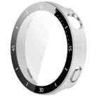 For Huawei Watch GT 6 41mm Scale Style Tempered Glass Film Integrated PC Watch Cover(Bright Silver) - 3