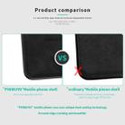PINWUYO Shockproof Waterproof Full Coverage TPU + PU Cloth+Anti-shock Cotton Protective Case  for Sony Xperia 1 / Xperia XZ4(Black) - 3
