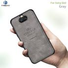 PINWUYO Shockproof Waterproof Full Coverage TPU + PU Cloth+Anti-shock Cotton Protective Case for Sony Xperia 10 / Xperia XA3(Gray) - 2