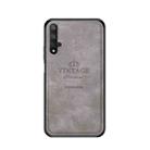 PINWUYO Shockproof Waterproof Full Coverage PC + TPU + Skin Protective Case for Huawei Honor 20(Gray) - 1