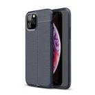 For iPhone 11 Pro Litchi Texture TPU Shockproof Case(Navy Blue) - 1