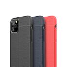 For iPhone 11 Pro Max Litchi Texture TPU Shockproof Case (Navy Blue) - 2