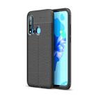 Litchi Texture TPU Shockproof Case for Huawei Nova 5i / P20 Lite 2019(Black) - 1