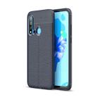 Litchi Texture TPU Shockproof Case for Huawei Nova 5i / P20 Lite 2019(Navy Blue) - 1