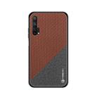 PINWUYO Honors Series Shockproof PC + TPU Protective Case for Huawei Honor 20 Pro(Brown) - 1