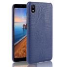 Shockproof Crocodile Texture PC + PU Case for Xiaomi Redmi 7A(Blue) - 1