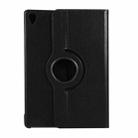 ENKAY 360 Degree Rotation Lichi Texture Leather Case with Holder for HUAWEI MediaPad M6 10.8 2019(Black) - 3