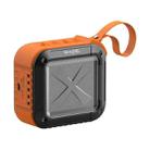 W-KING S7 Mini Wireless Waterproof Loudspeaker With TF/FM/AUX/NFC Bluetooth Bike Speaker(Orange) - 1