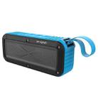 W-KING S20 Loudspeakers IPX6 Waterproof Bluetooth Speaker Portable NFC Bluetooth Speaker for Outdoors / Shower / Bicycle FM Radio (Blue) - 1