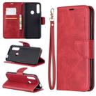 Retro Lambskin Texture Pure Color Horizontal Flip PU Leather Case for  Huawei P Smart  Z, with Holder & Card Slots & Wallet & Lanyard(Red) - 1