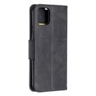 For iPhone 11 Pro Max Retro Lambskin Texture Pure Color Horizontal Flip PU Leather Case, with Holder & Card Slots & Wallet & Lanyard(Black) - 3