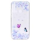 Stylish and Beautiful Pattern TPU Drop Protection Cover for Huawei P20 Lite 2019(Flower butterfly) - 1