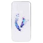 Stylish and Beautiful Pattern TPU Drop Protection Cover for Huawei P20 Lite 2019(Feather) - 1