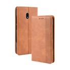 Magnetic Buckle Retro Crazy Horse Texture Horizontal Flip Leather Case for Nokia 2.2, with Holder & Card Slots & Photo Frame(Brown) - 1