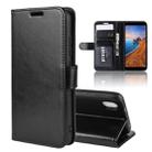 R64 Texture Single Fold Horizontal Flip Leather Case for Redmi 7A, with Holder & Card Slots & Wallet(black) - 1