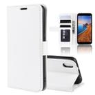 R64 Texture Single Fold Horizontal Flip Leather Case for Redmi 7A, with Holder & Card Slots & Wallet(white) - 1