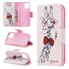 For iPhone 11 Pro Colored Drawing Pattern Horizontal Flip Leather Case,with Holder & Card Slots & Wallet(Deer) - 1