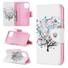 For iPhone 11 Pro Colored Drawing Pattern Horizontal Flip Leather Case,with Holder & Card Slots & Wallet(Tree) - 1