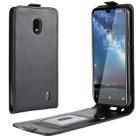 Crazy Horse Vertical Flip Leather Protective Case for NOKIA 2.2(black) - 1