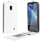 Crazy Horse Vertical Flip Leather Protective Case for NOKIA 2.2(white) - 1