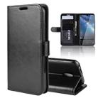 R64 Texture Single Fold Horizontal Flip Leather Case for NOKIA 2.2, with Holder & Card Slots & Wallet(black) - 1