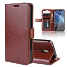 R64 Texture Single Fold Horizontal Flip Leather Case for NOKIA 2.2, with Holder & Card Slots & Wallet(Brown) - 1