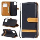 For iPhone 11 Pro Colored Drawing Pattern Horizontal Flip Leather Case, with Holder & Card Slots & Wallet(Black) - 1