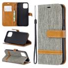 For iPhone 11 Pro Colored Drawing Pattern Horizontal Flip Leather Case, with Holder & Card Slots & Wallet(Gray) - 1