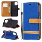 For iPhone 11 Pro Colored Drawing Pattern Horizontal Flip Leather Case, with Holder & Card Slots & Wallet(Royal blue) - 1