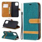 For iPhone 11 Pro Colored Drawing Pattern Horizontal Flip Leather Case, with Holder & Card Slots & Wallet(Green) - 1